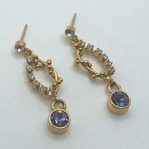 VTG 14k Yellow Gold Dangle Earrings